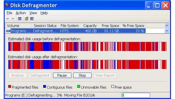 windows 10 defrag hard drive